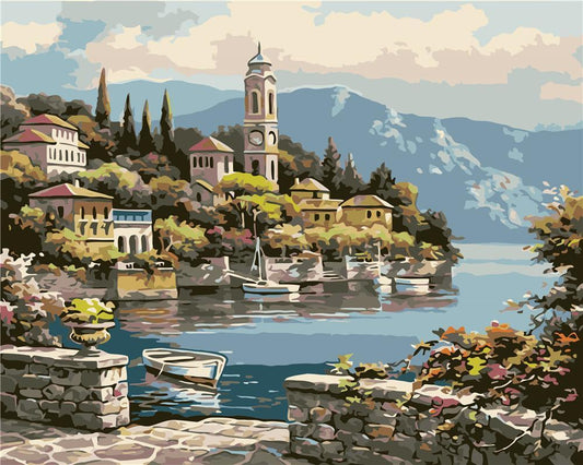 Landscape Paint By Numbers Kits UK For Adult ZC3145