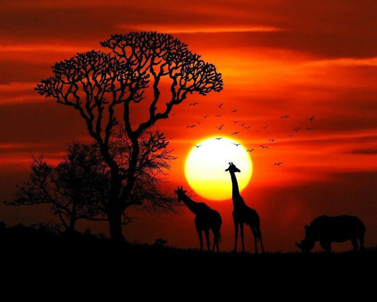 Landscape Paint By Numbers Kits UK For Adult vm95126