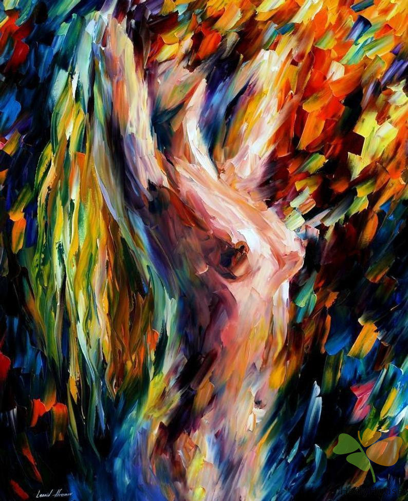 Abstract Paint By Numbers Kits UK wm-018