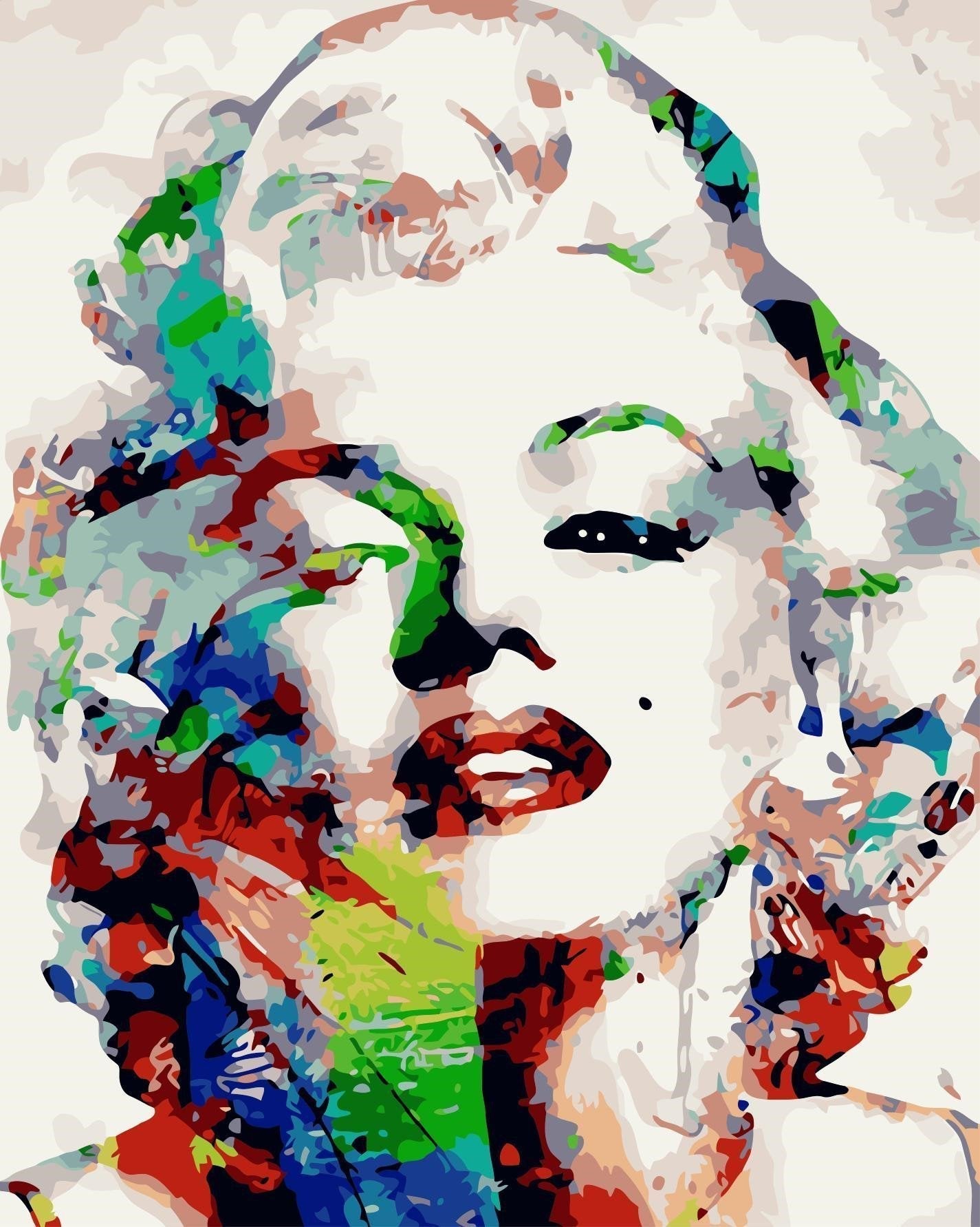 Portrait Paint By Numbers Kits UK For Adult wm-350