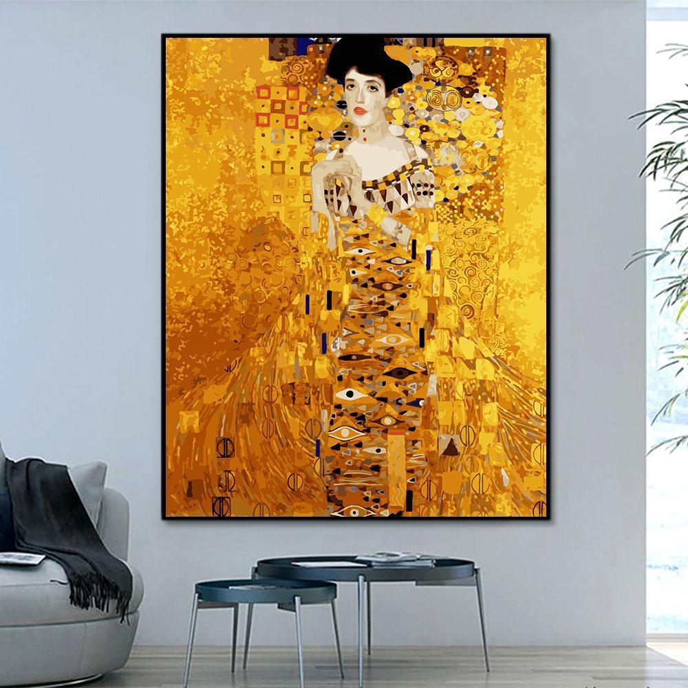 Portrait Woman Paint By Numbers Kits UK For Adult HQD1336
