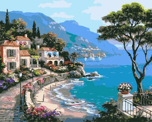 Landscape Paint By Numbers Kits UK B673