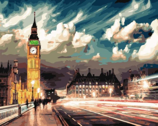 Landscape Paint By Numbers Kits UK For Adult BR2034