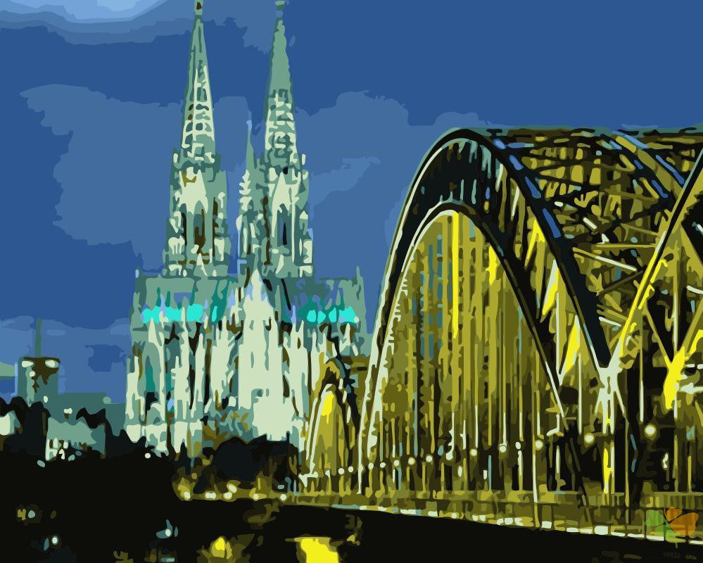 City Paint By Numbers Kits UK CCL8306