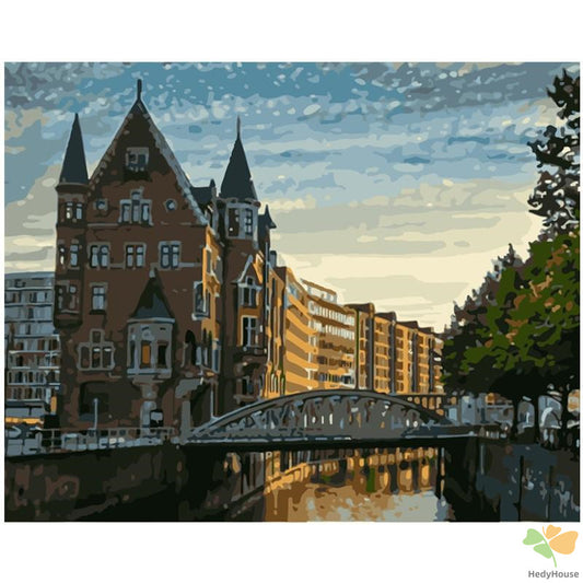 City Paint By Numbers Kits UK CHB6904