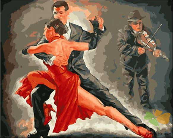 Portrait Paint By Numbers Kits UK DQ34157