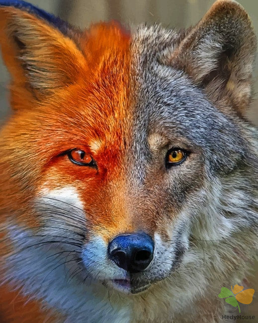 Animal Paint By Numbers Kits UK FOX7743