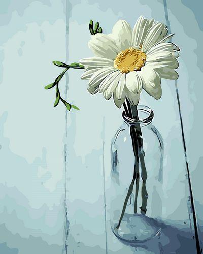 Flower Daisy Paint By Numbers Kits UK For Beginners GX1412