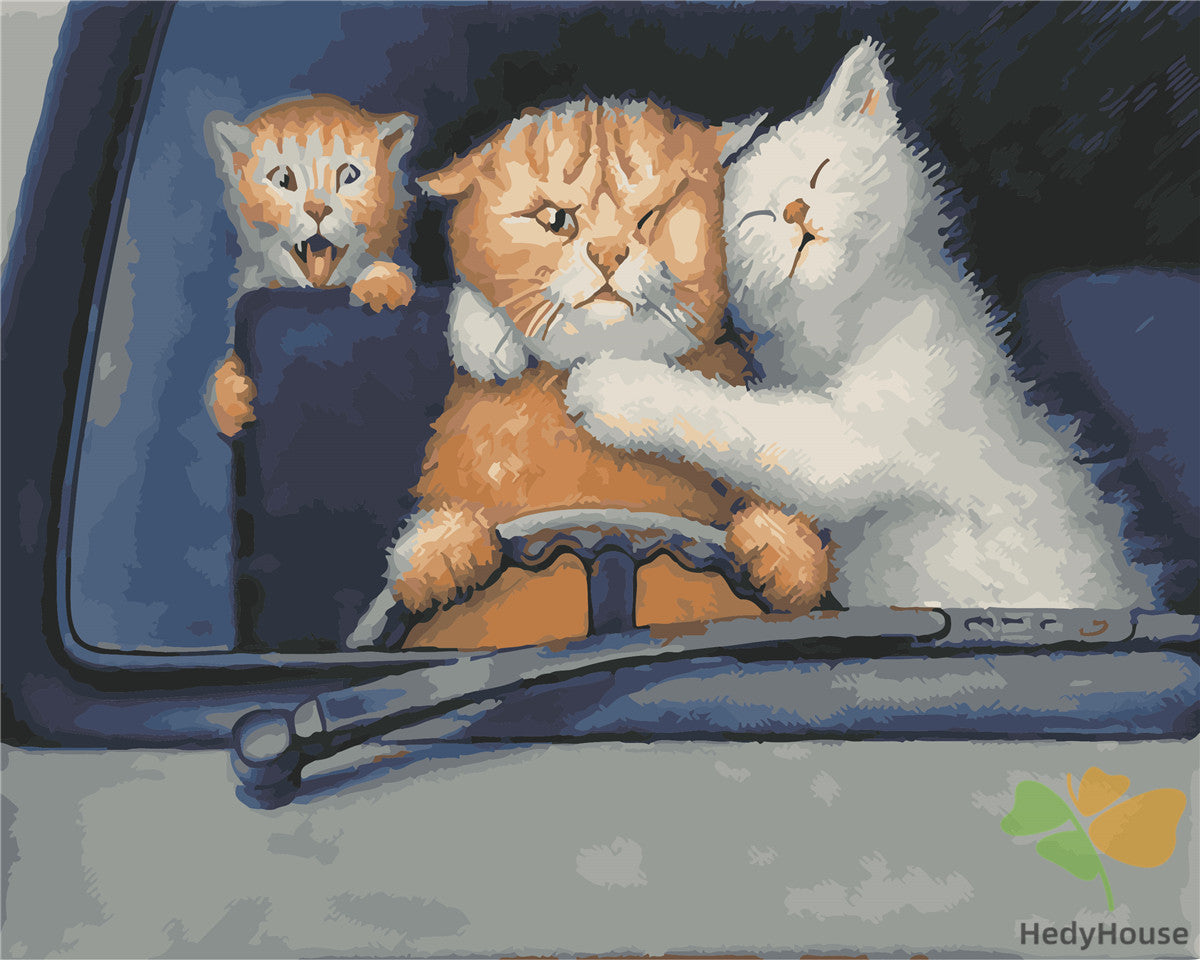 Cat & Dog Paint By Numbers Kits UK GX21093