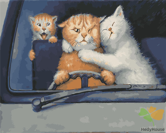 Cat & Dog Paint By Numbers Kits UK GX21093