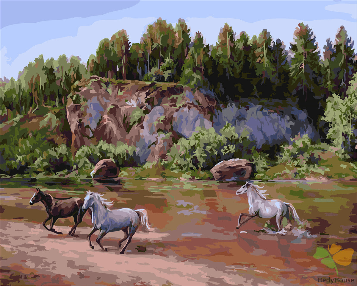 Animal Paint By Numbers Kits UK GX21160