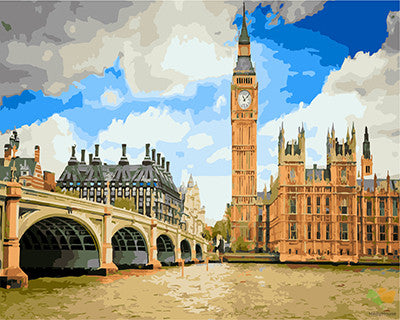 City Paint By Numbers Kits UK GX21193