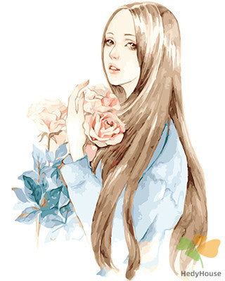 Portrait Paint By Numbers Kits UK GX21208