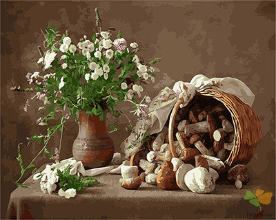 Flower Paint By Numbers Kits UK GX21216