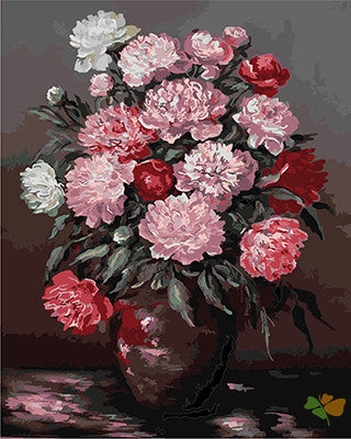 Flower Paint By Numbers Kits UK GX21225