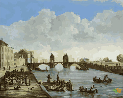 City Paint By Numbers Kits UK GX21382