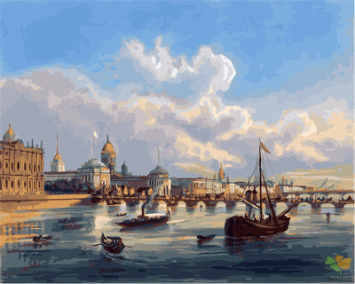 City Paint By Numbers Kits UK GX21385