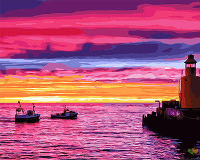 Landscape Paint By Numbers Kits UK GX21542