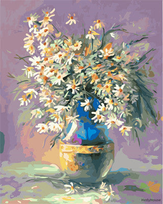 Flower Paint By Numbers Kits UK GX21598