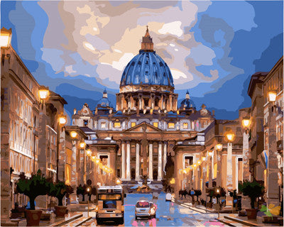 City Paint By Numbers Kits UK GX21612