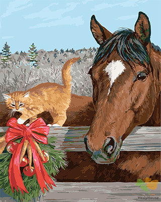 Animal Paint By Numbers Kits UK GX21632