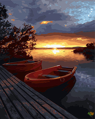 Landscape Paint By Numbers Kits UK GX21737