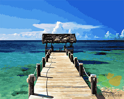 Seascape Paint By Numbers Kits UK GX21744