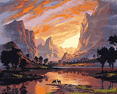Landscape Paint By Numbers Kits UK GX21751