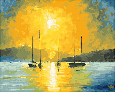 Landscape Paint By Numbers Kits UK GX21778