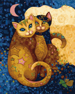 Cat & Dog Paint By Numbers Kits UK GX21815