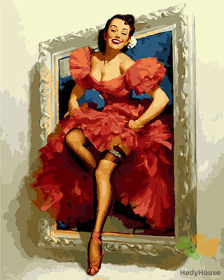 Portrait Paint By Numbers Kits UK GX21848