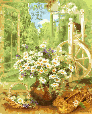 Flower Paint By Numbers Kits UK GX21869