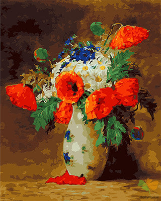 Flower Paint By Numbers Kits UK GX21882