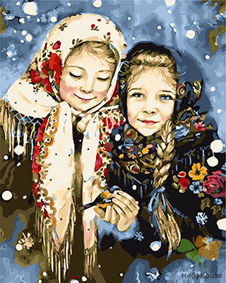 Portrait Paint By Numbers Kits UK GX22017