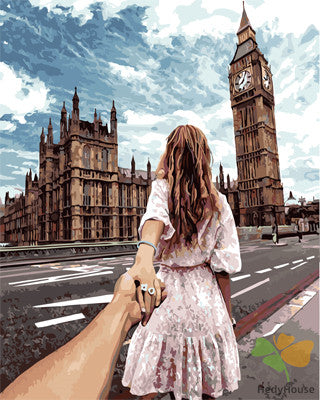 Portrait Paint By Numbers Kits UK GX22063