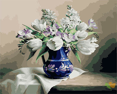 Flower Paint By Numbers Kits UK GX22161