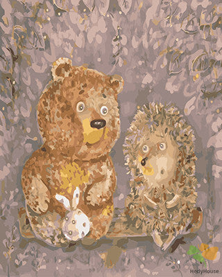 Animal Paint By Numbers Kits UK GX22197