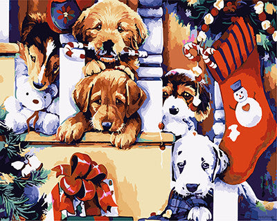 Cat & Dog Paint By Numbers Kits UK GX22230