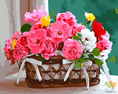 Flower Paint By Numbers Kits UK GX22247