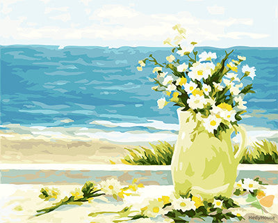 Flower Paint By Numbers Kits UK GX22299