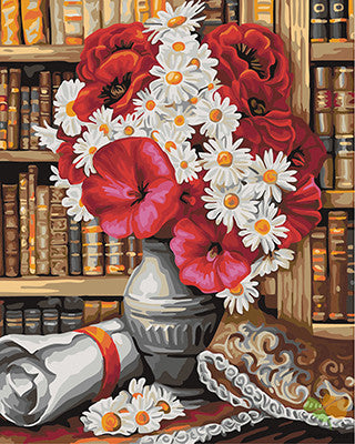 Flower Paint By Numbers Kits UK GX22305