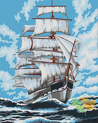 Seascape Paint By Numbers Kits UK GX22308