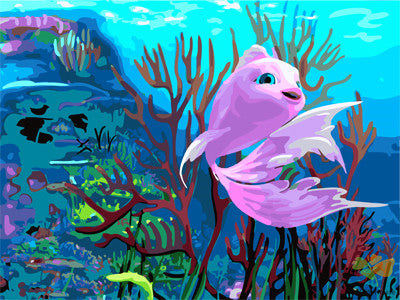 Animal Paint By Numbers Kits UK GX22350