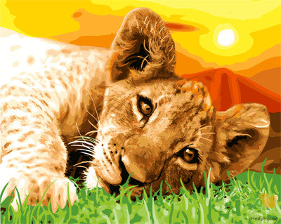 Animal Paint By Numbers Kits UK GX22379