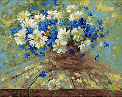 Flower Paint By Numbers Kits UK GX22597