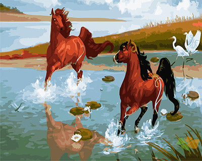 Animal Paint By Numbers Kits UK GX22663