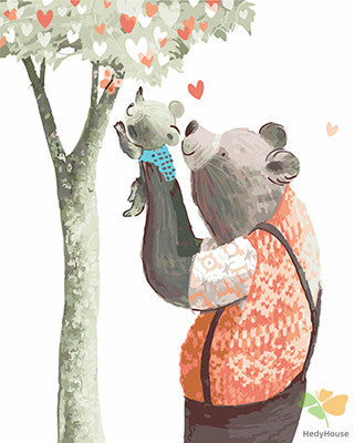 Animal Paint By Numbers Kits UK GX22678