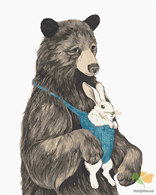 Animal Paint By Numbers Kits UK GX22681