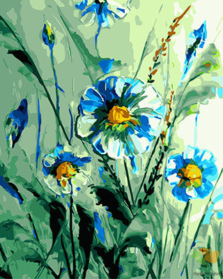 Flower Paint By Numbers Kits UK GX22985
