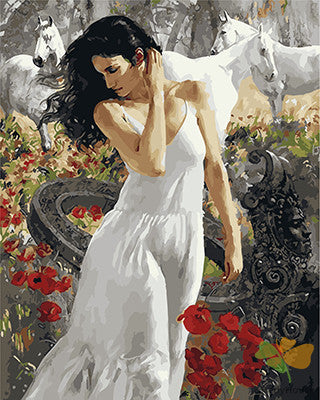 Portrait Paint By Numbers Kits UK GX23048